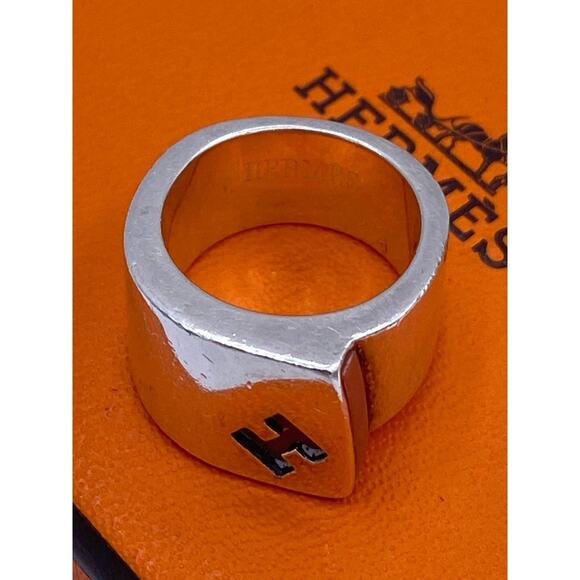 Hermès Sterling Silver Ring – Size 4 - Picture 1 of 4